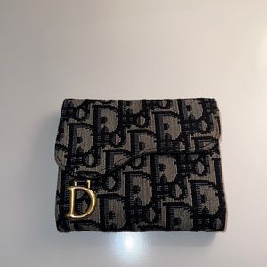 wallet blue and grey